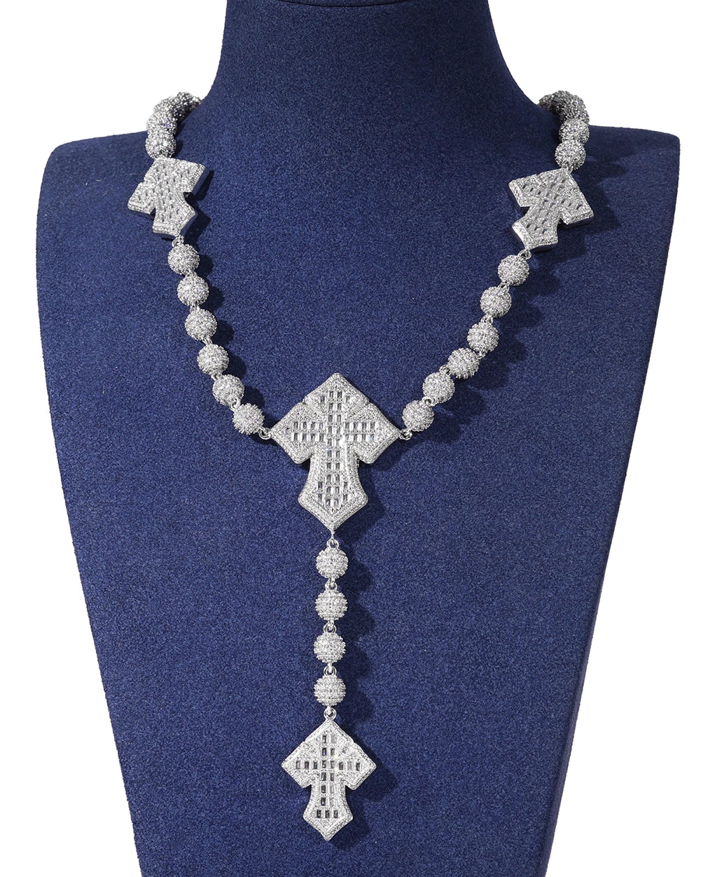 Beaded Cross Necklace