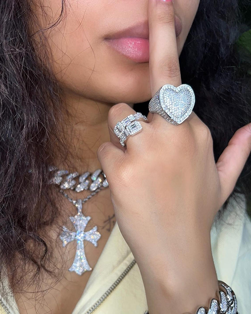 Chunky Heart Ring