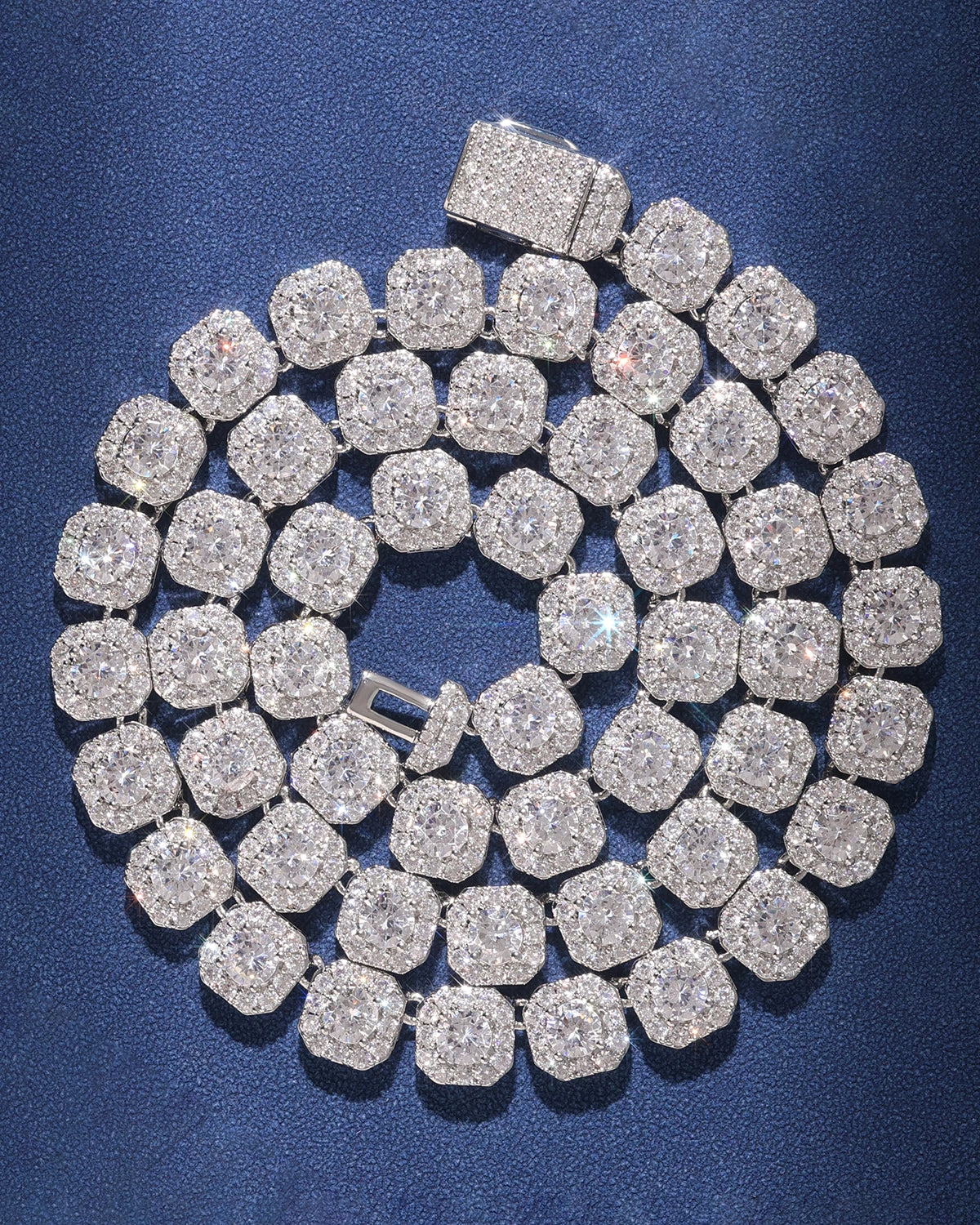 Clustered Tennis Chain