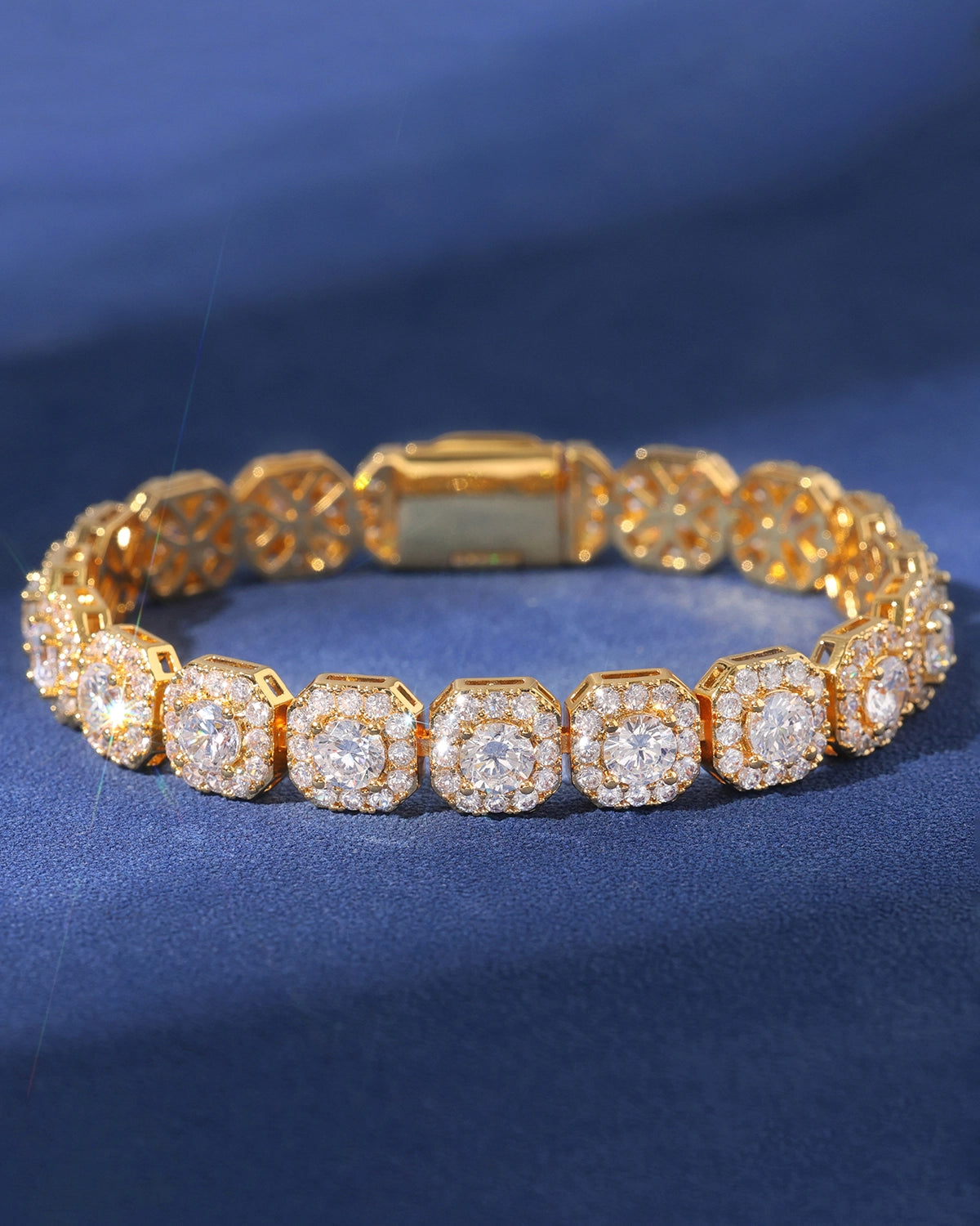 Clustered Tennis Bracelet