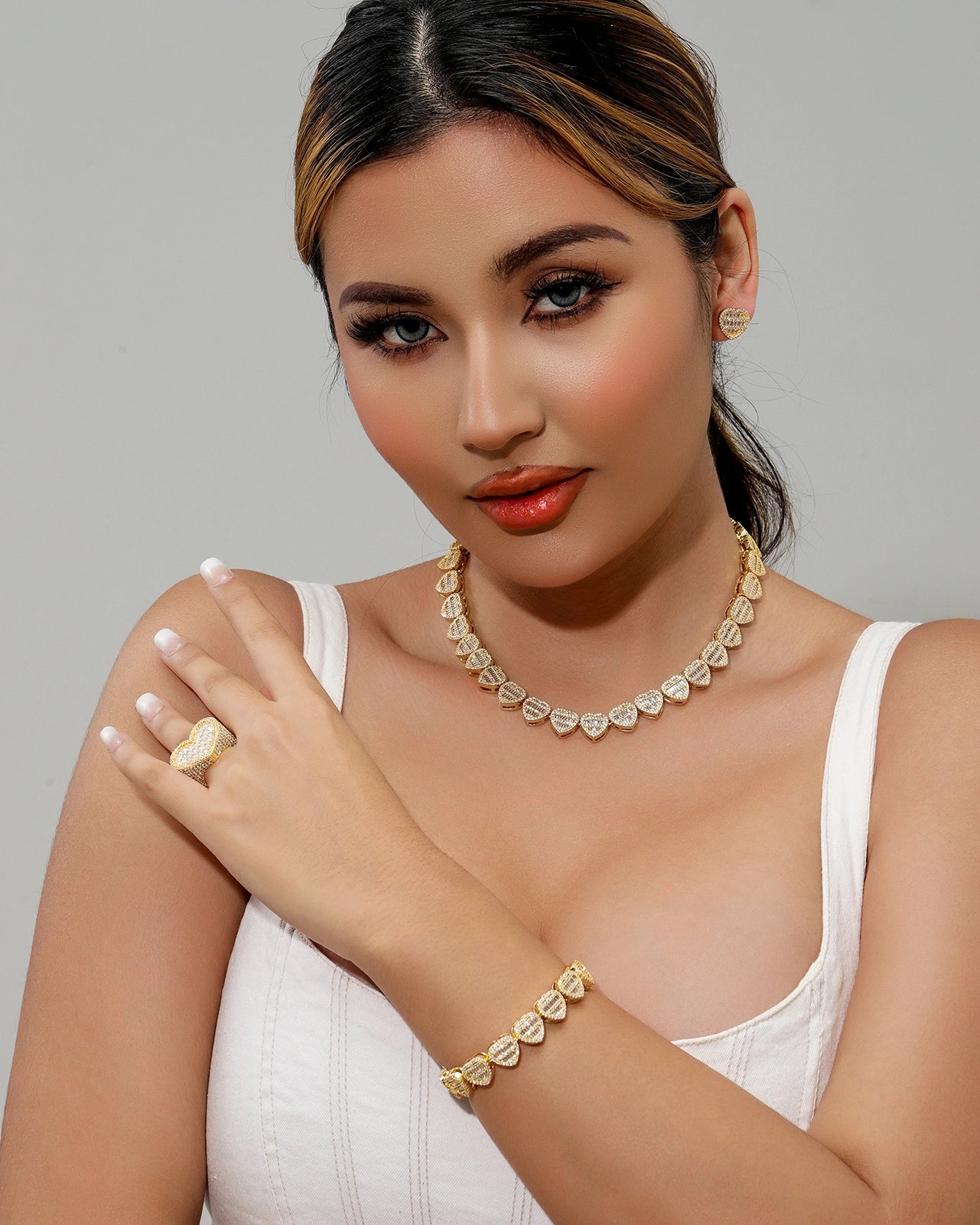 Crushed Heart Bracelet