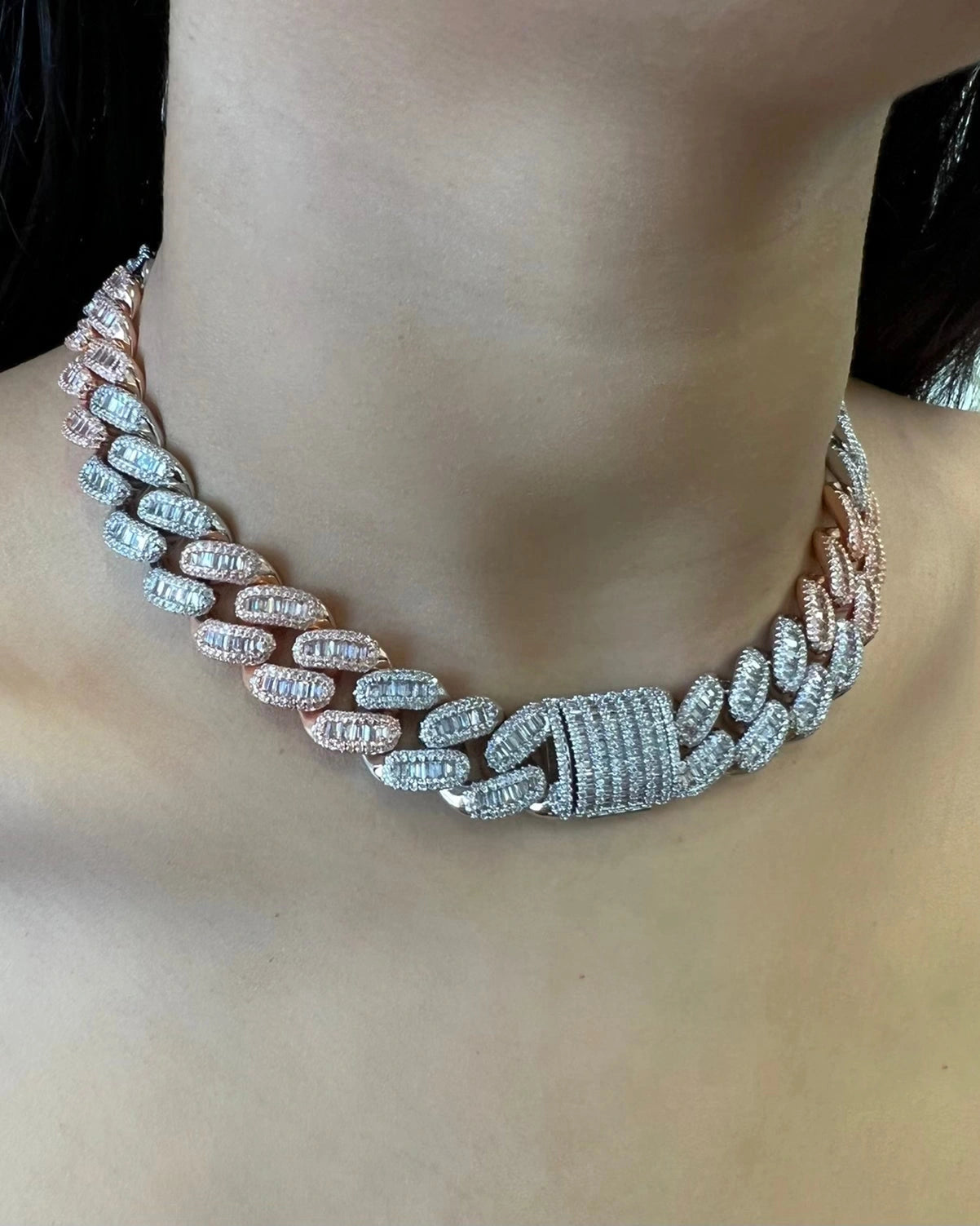 Deluxe Baguette Necklace