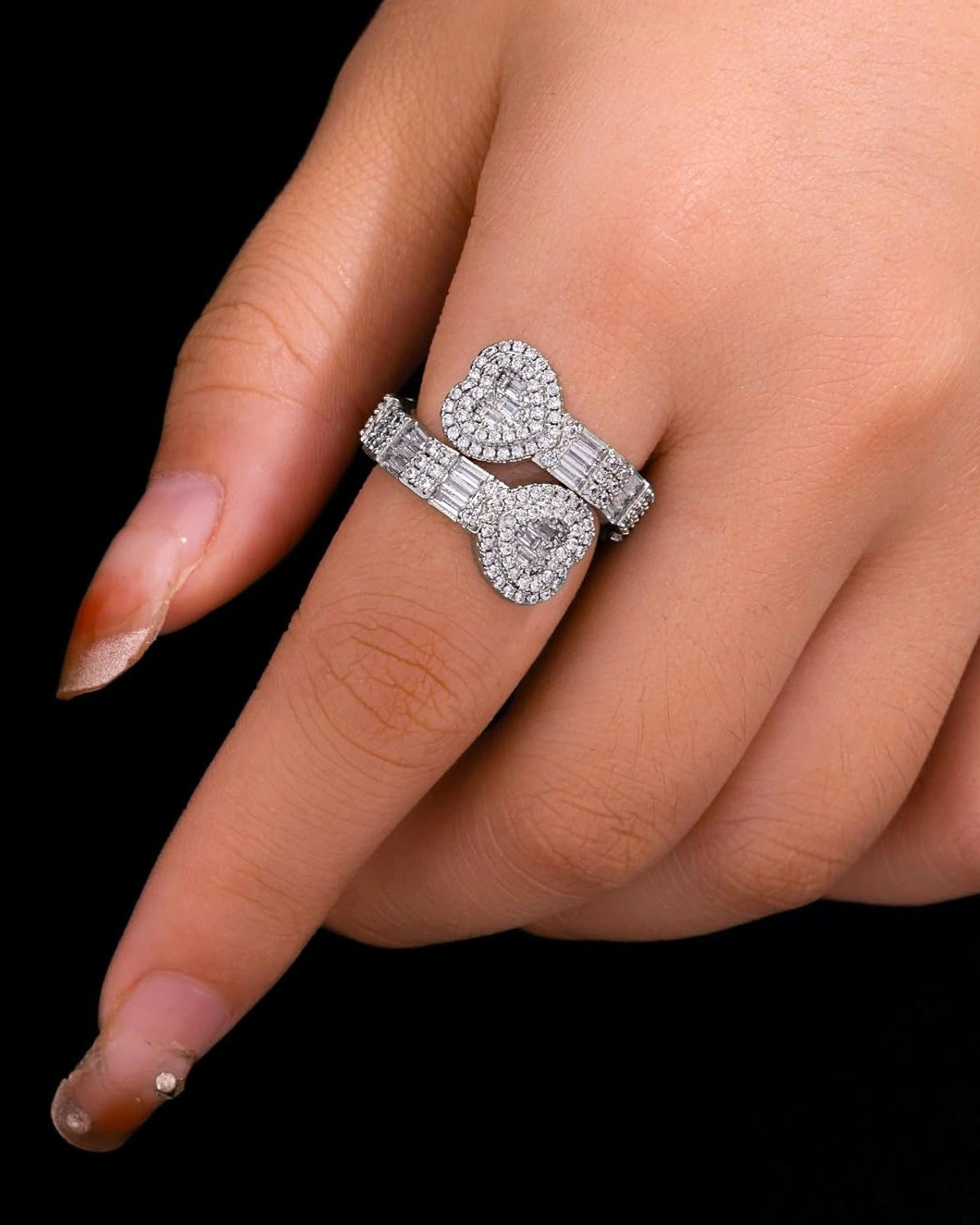 Double Heart Ring