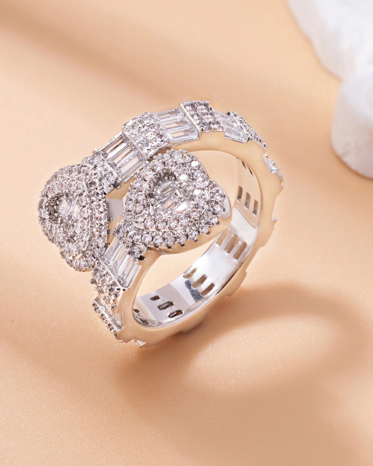 Double Heart Ring