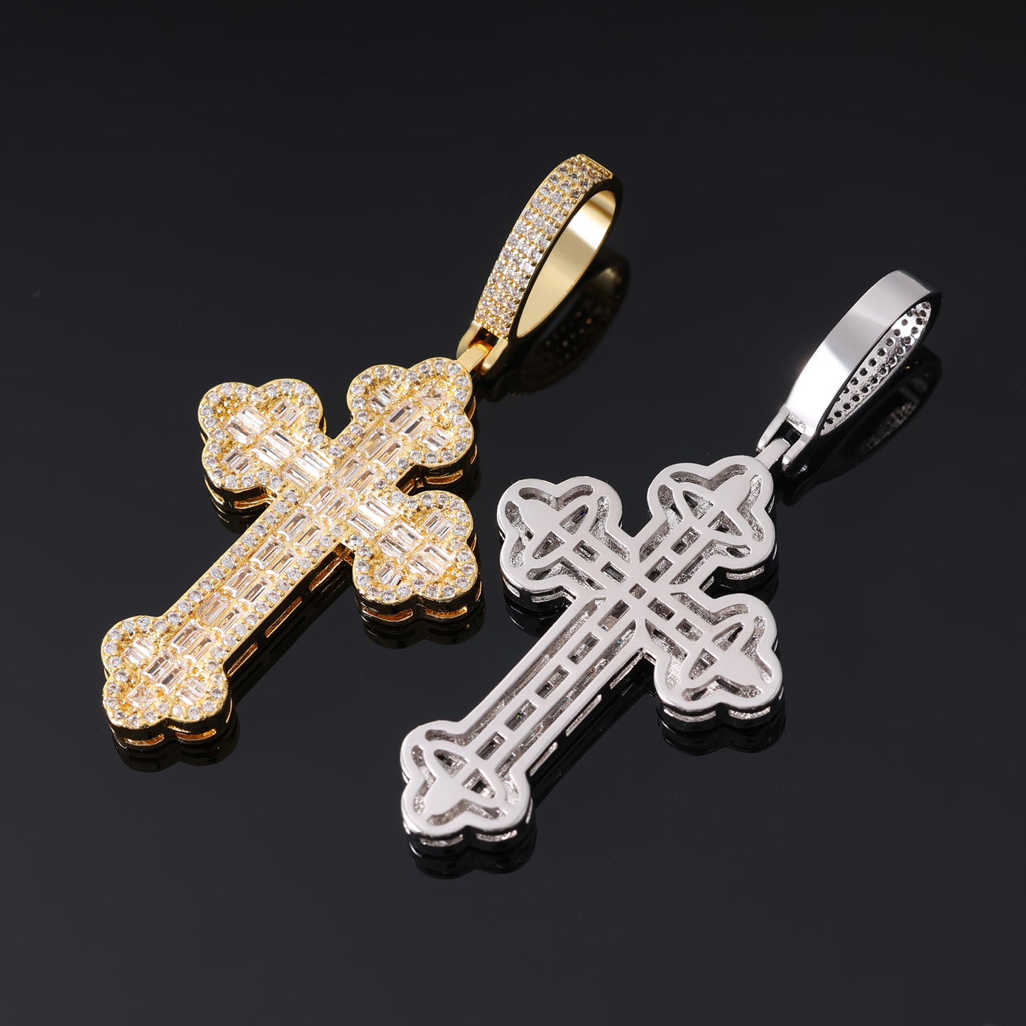 Gothic Cross Pendant Necklace
