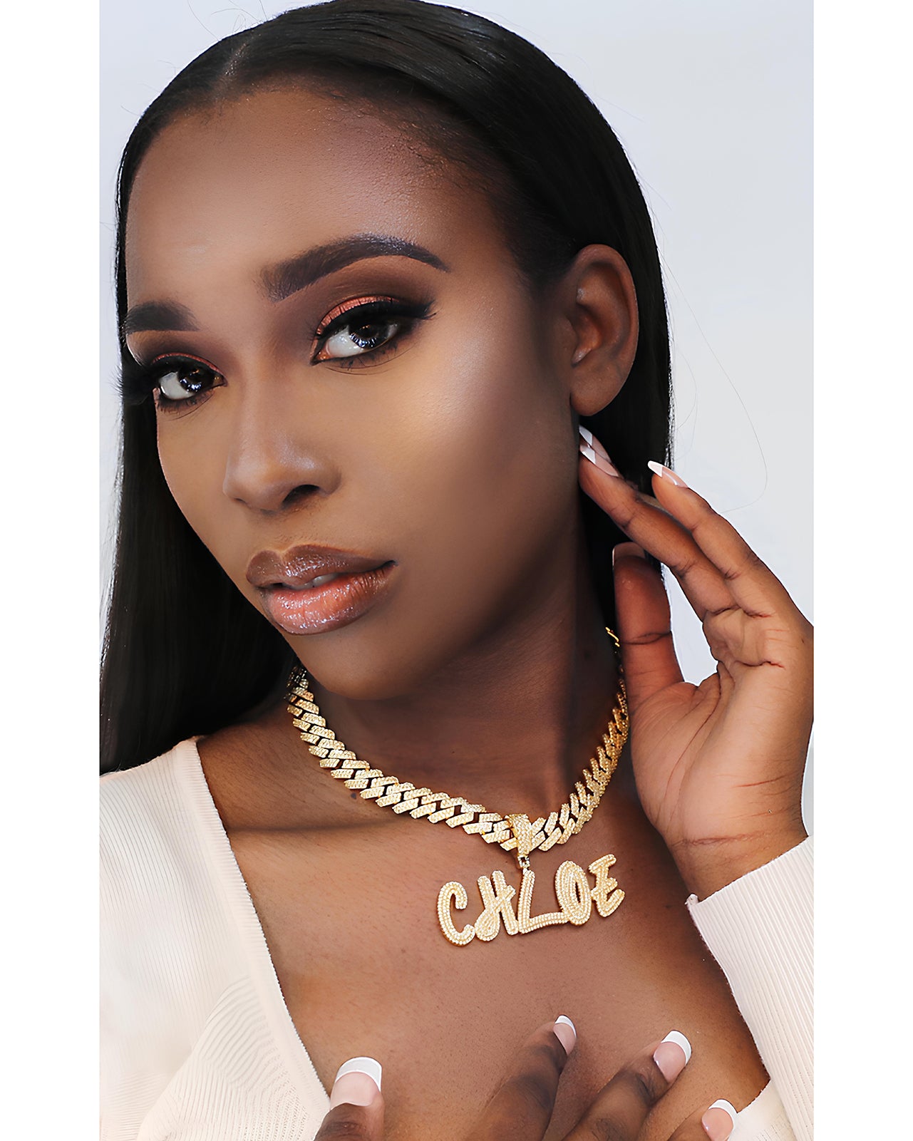 So Icy Cursive Name Necklace