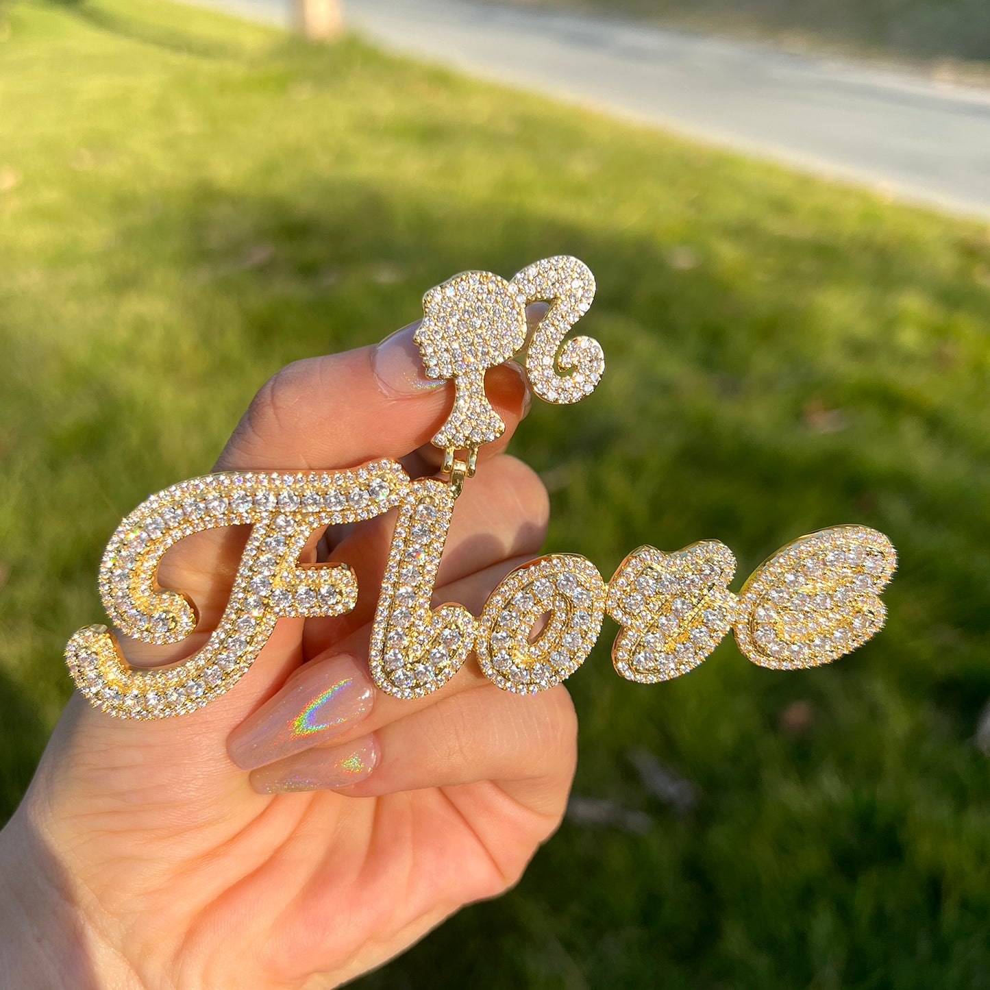 Icy Girl Custom Nameplate
