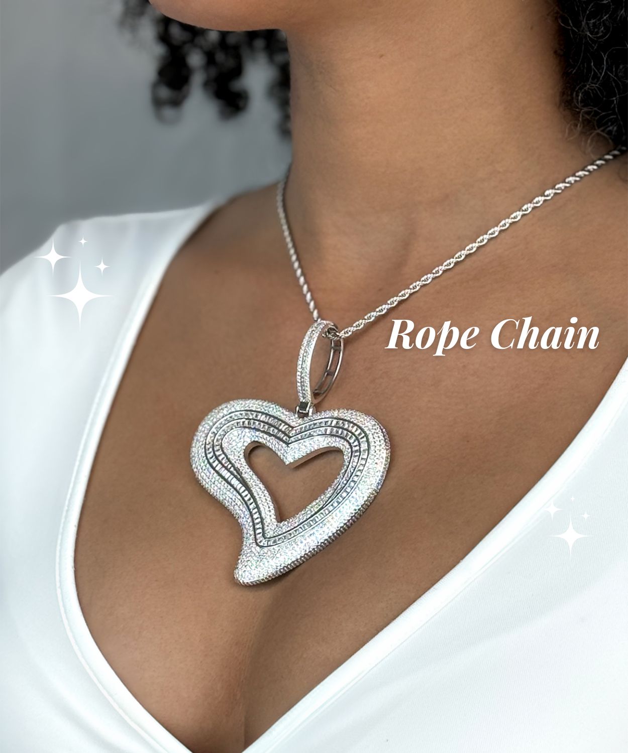 Icy Heart Pendant