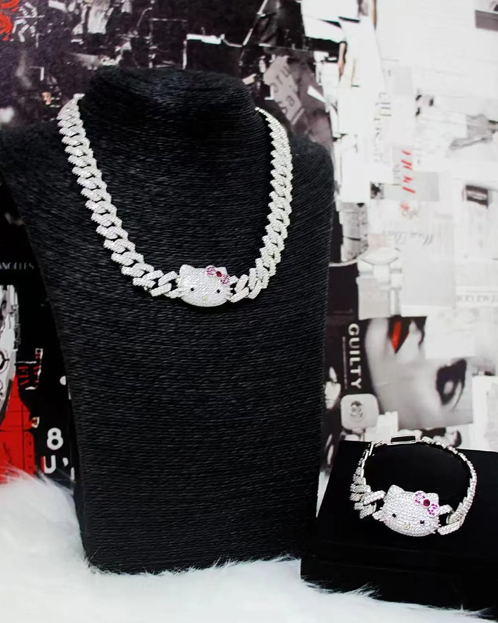 Kitty Cuban Necklace