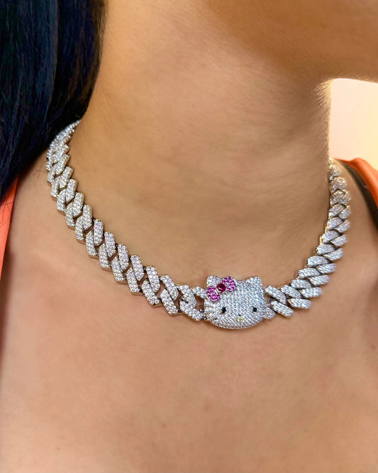 Kitty Cuban Necklace