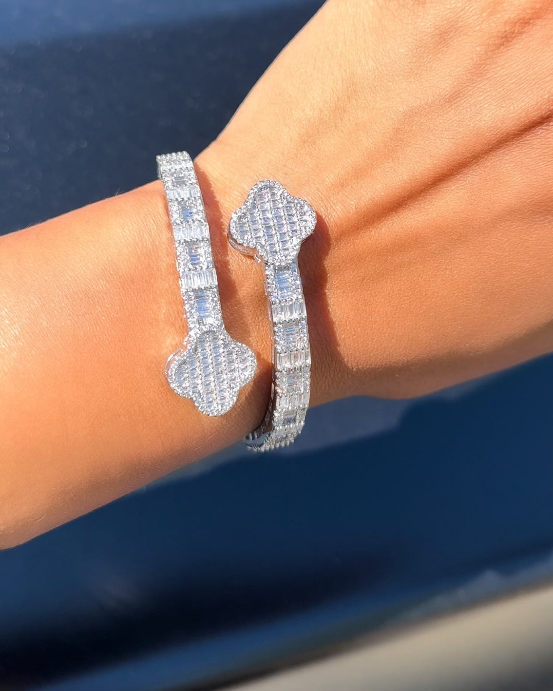 Heart Clover Bracelet Set