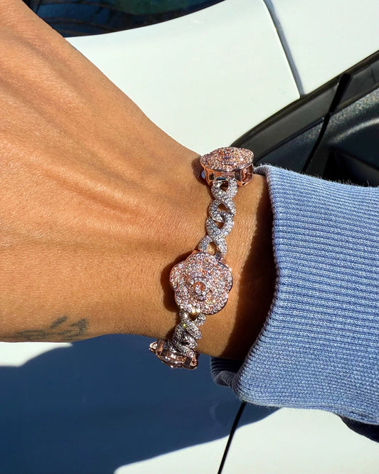 Rose Infinity Bracelet