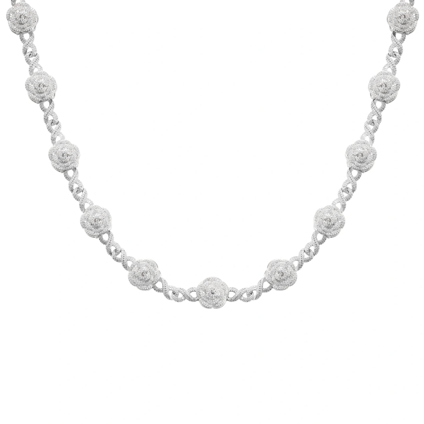 Rose Infinity Necklace