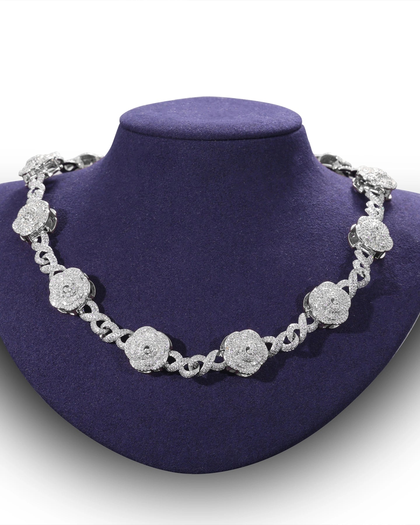Rose Infinity Necklace