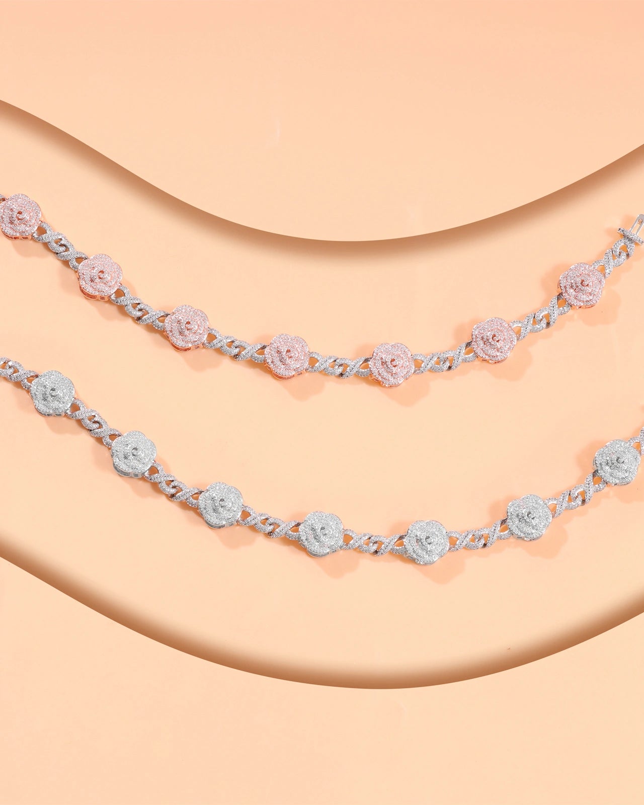 Rose Infinity Necklace