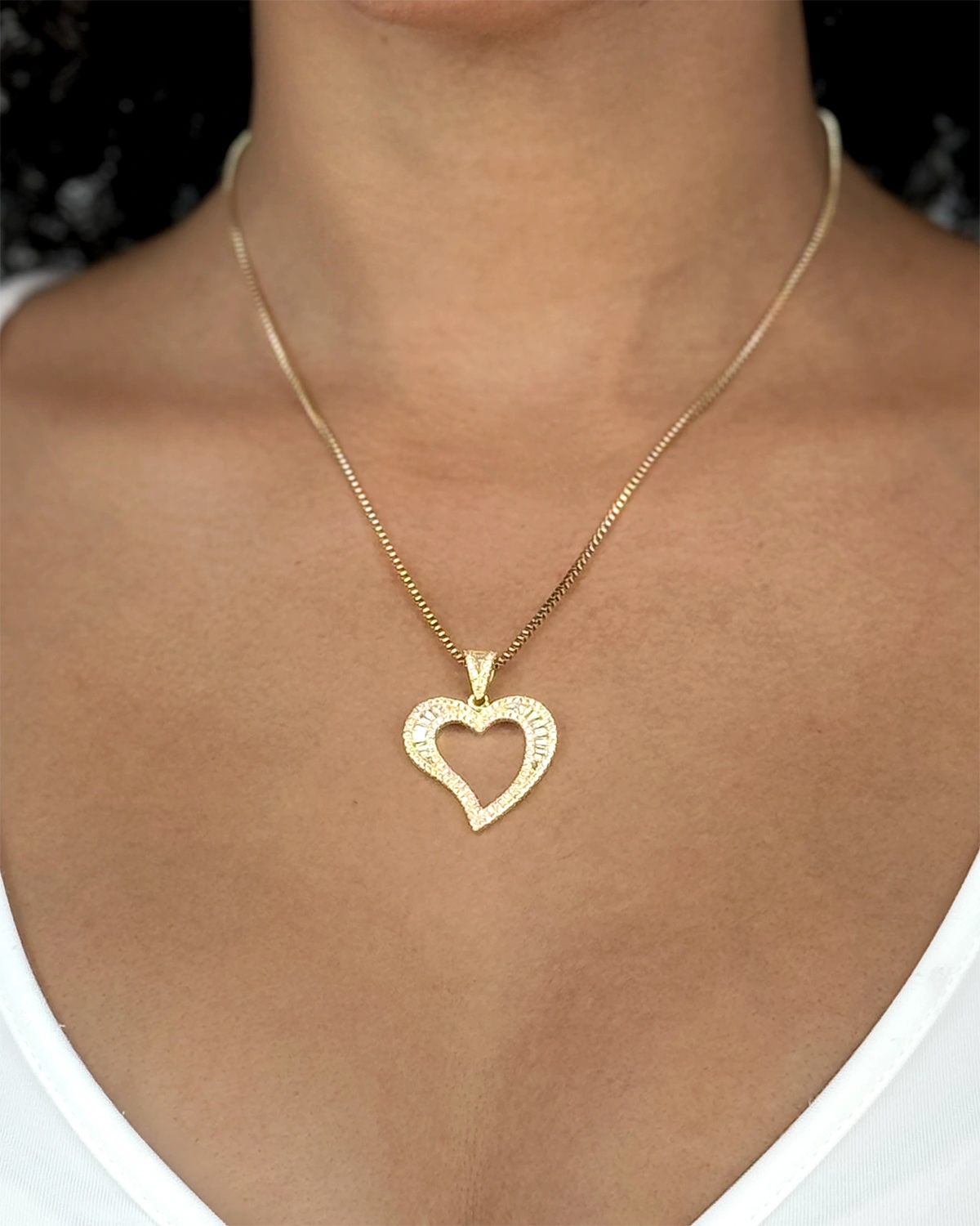 Wavy Heart Pendant