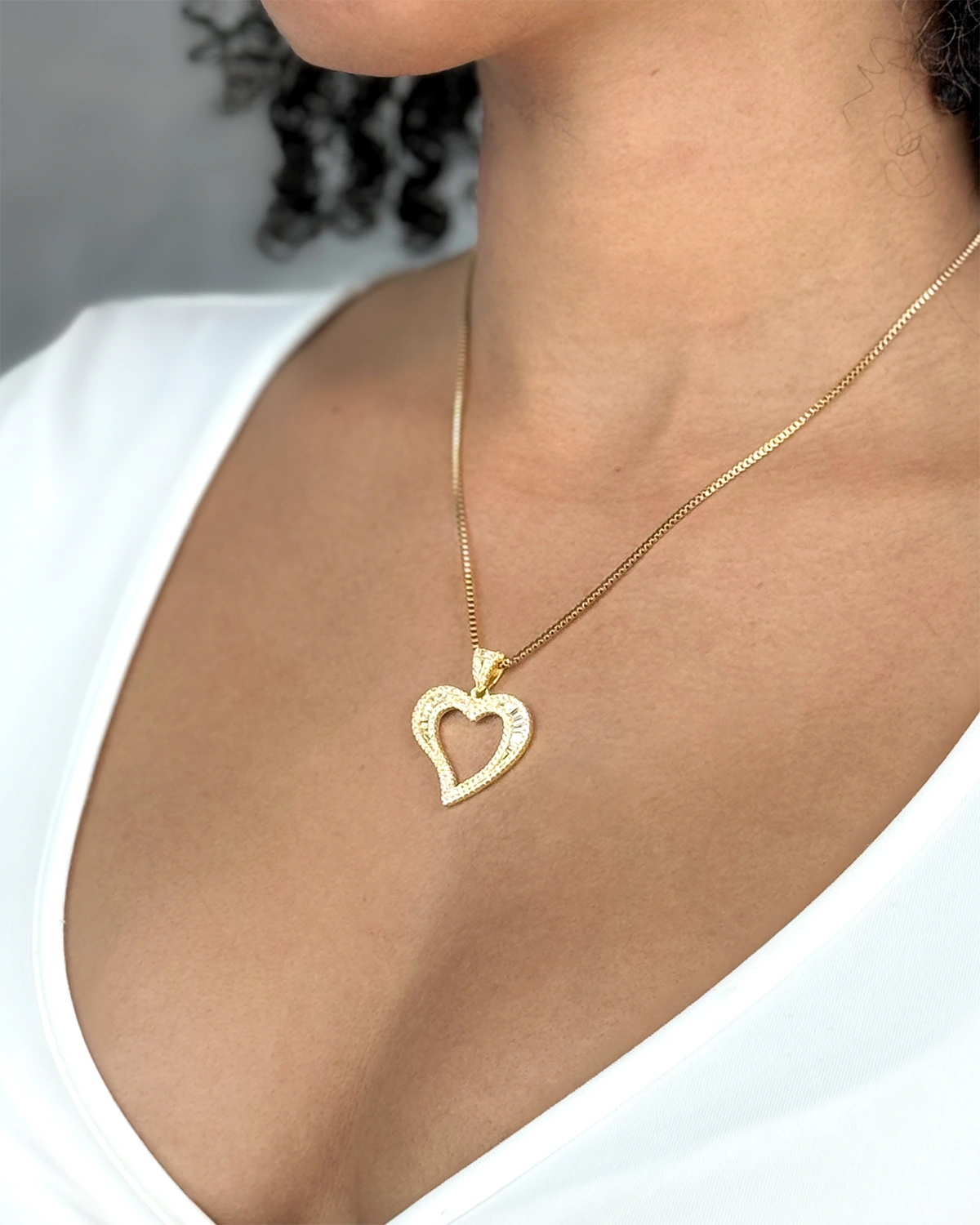 Wavy Heart Pendant