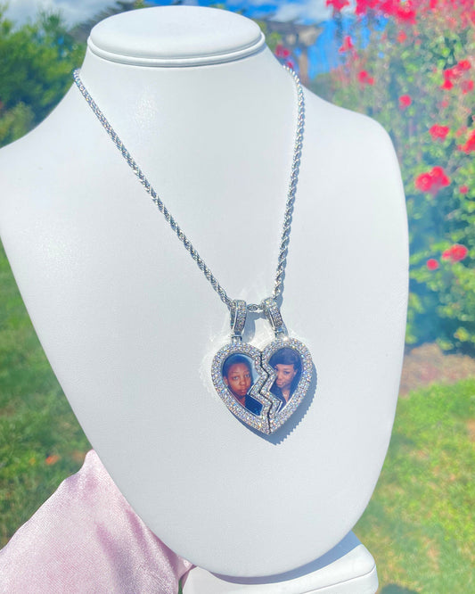 Love Pieces Heart Photo Pendant