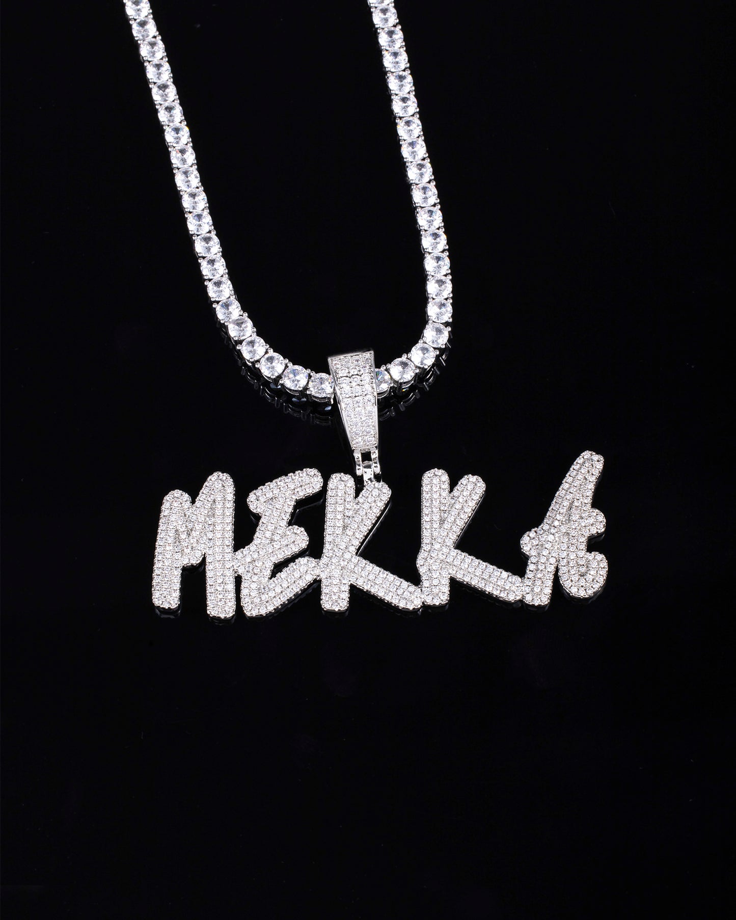 So Icy Cursive Name Necklace
