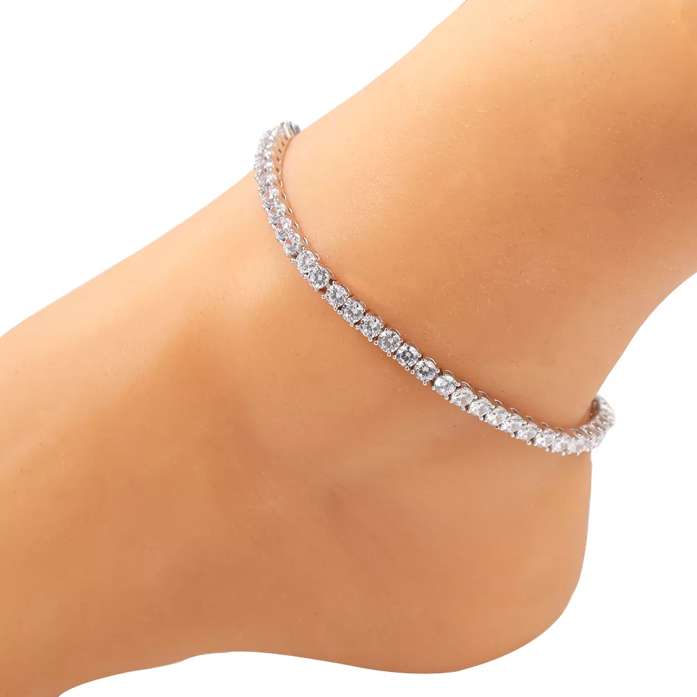 4mm Adjustable Handset Tennis Anklet