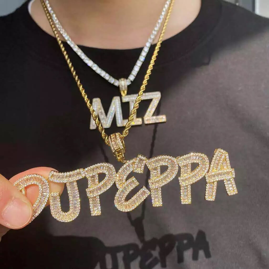 Baguettes Custom Nameplate