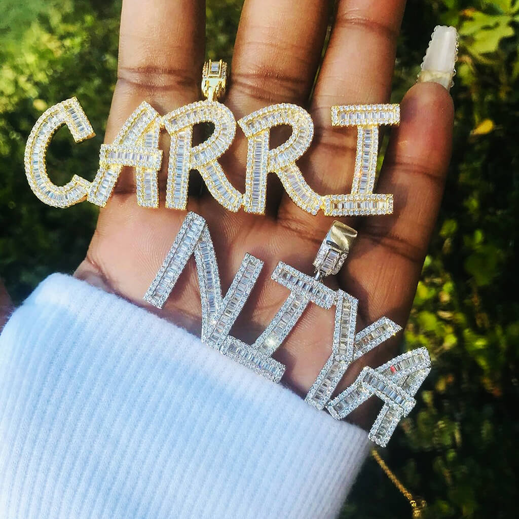 Baguettes Custom Nameplate