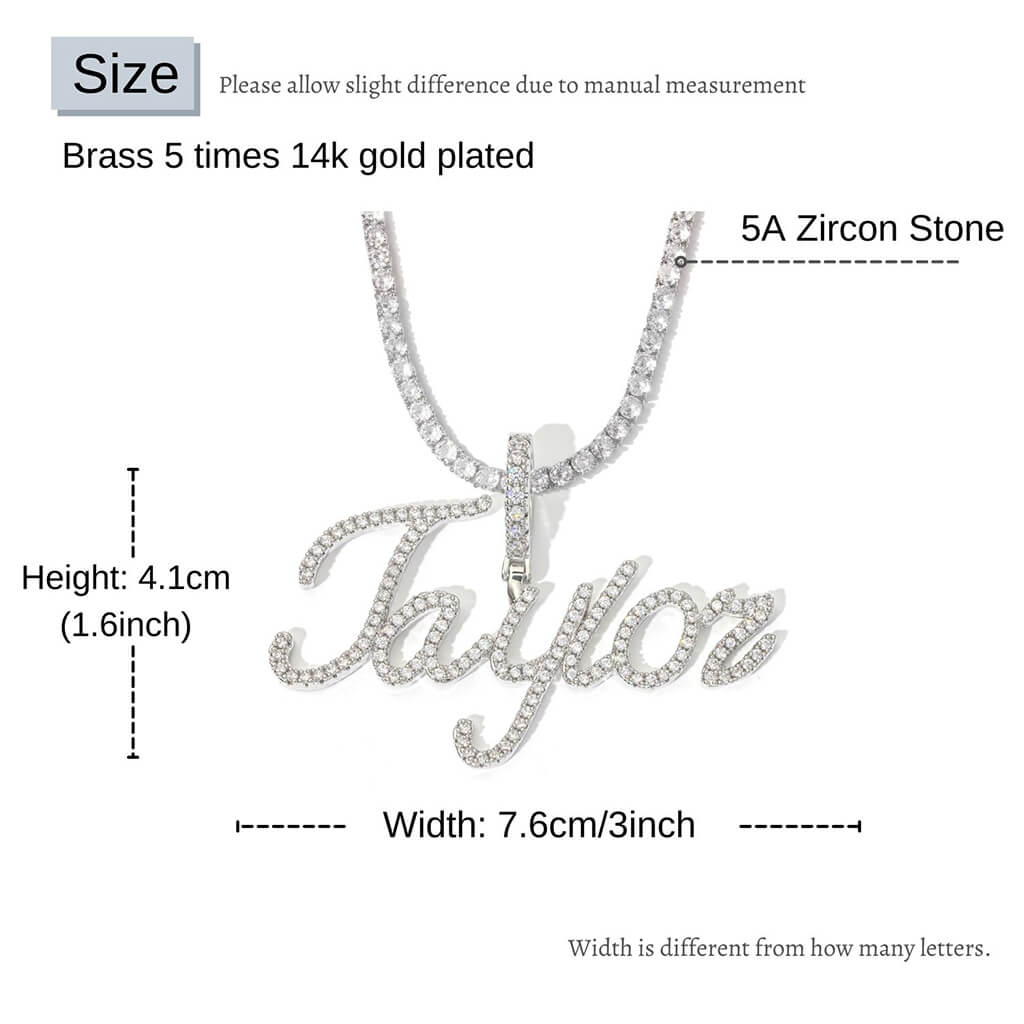 Cursive Pendant