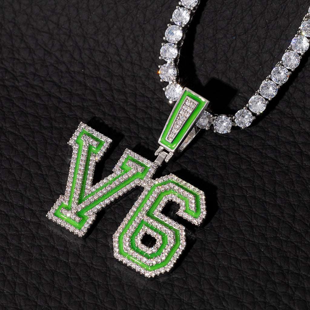 Glow in the Dark Custom Name Pendant Necklace