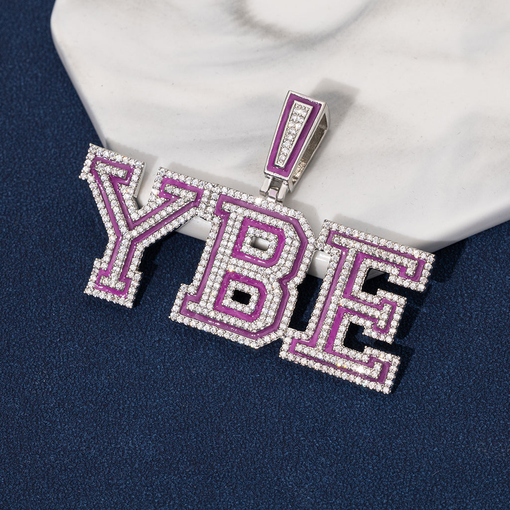 Glow in the Dark Custom Name Pendant Necklace