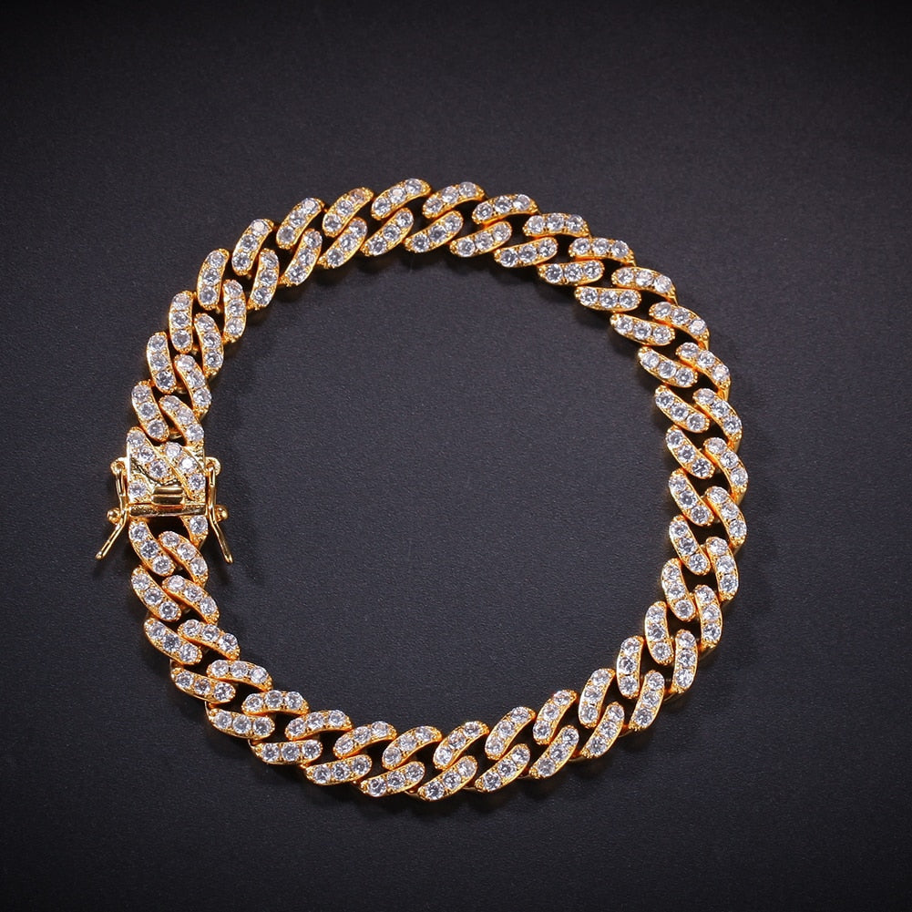 ICY Cuban Anklet