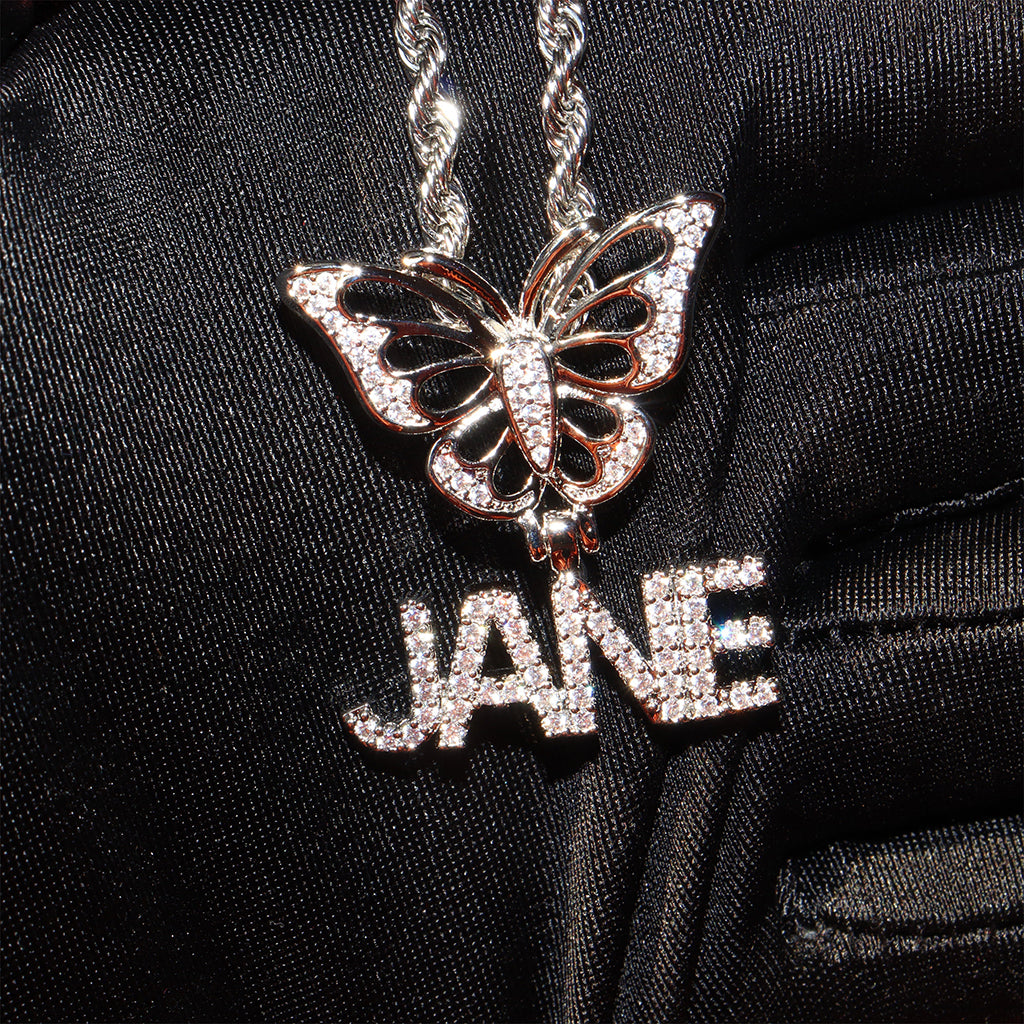 Mini Butterfly Custom Nameplate