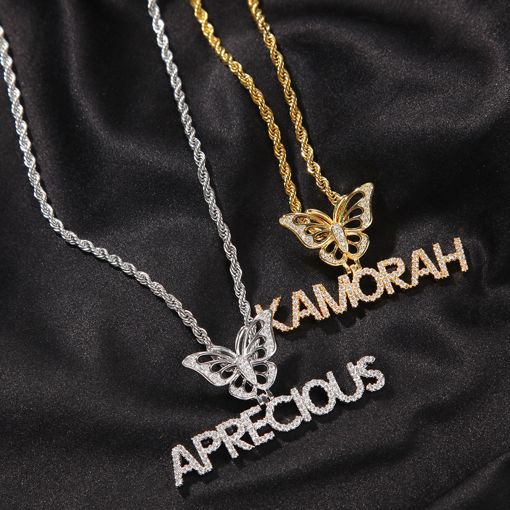 Mini Butterfly Custom Nameplate