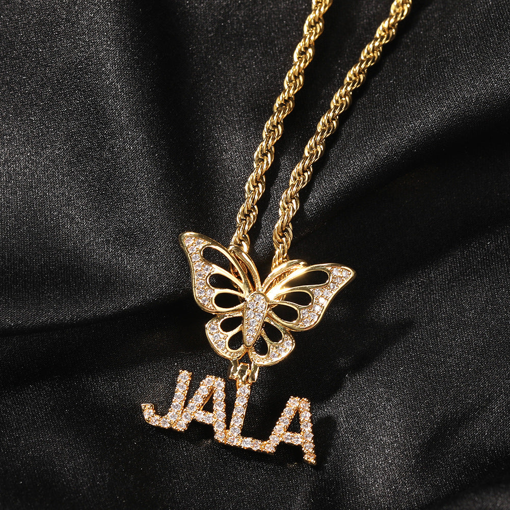 Mini Butterfly Custom Nameplate