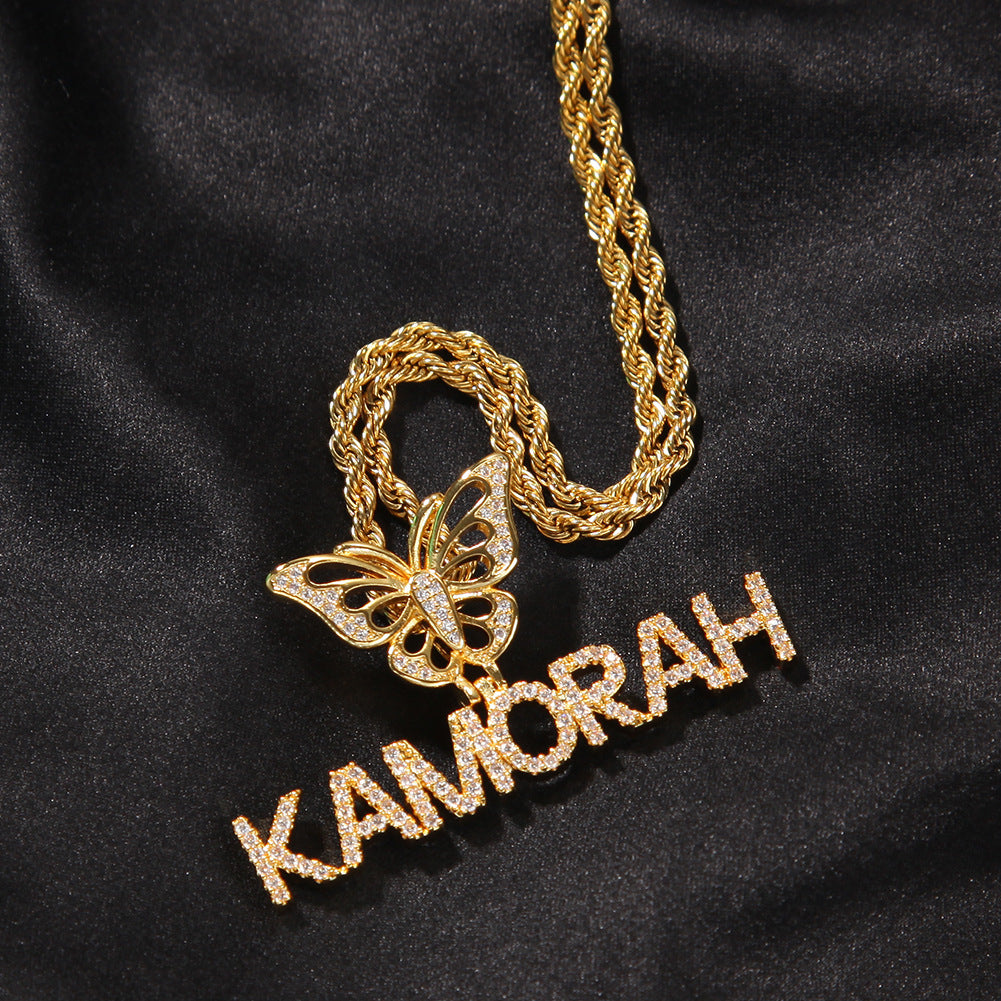 Mini Butterfly Custom Nameplate