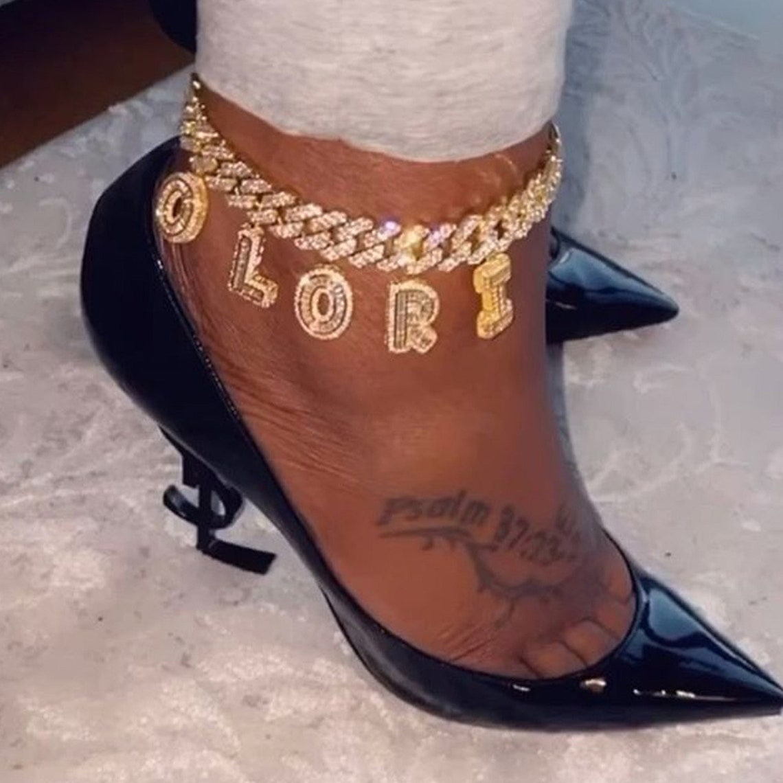 Miami Custom Name Anklets