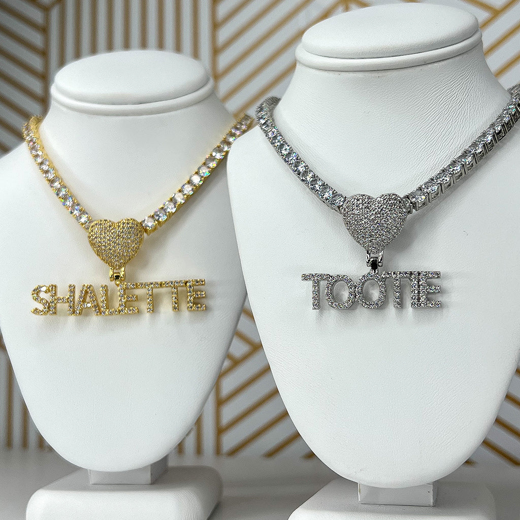 Mini Sweet Heart Custom Nameplate
