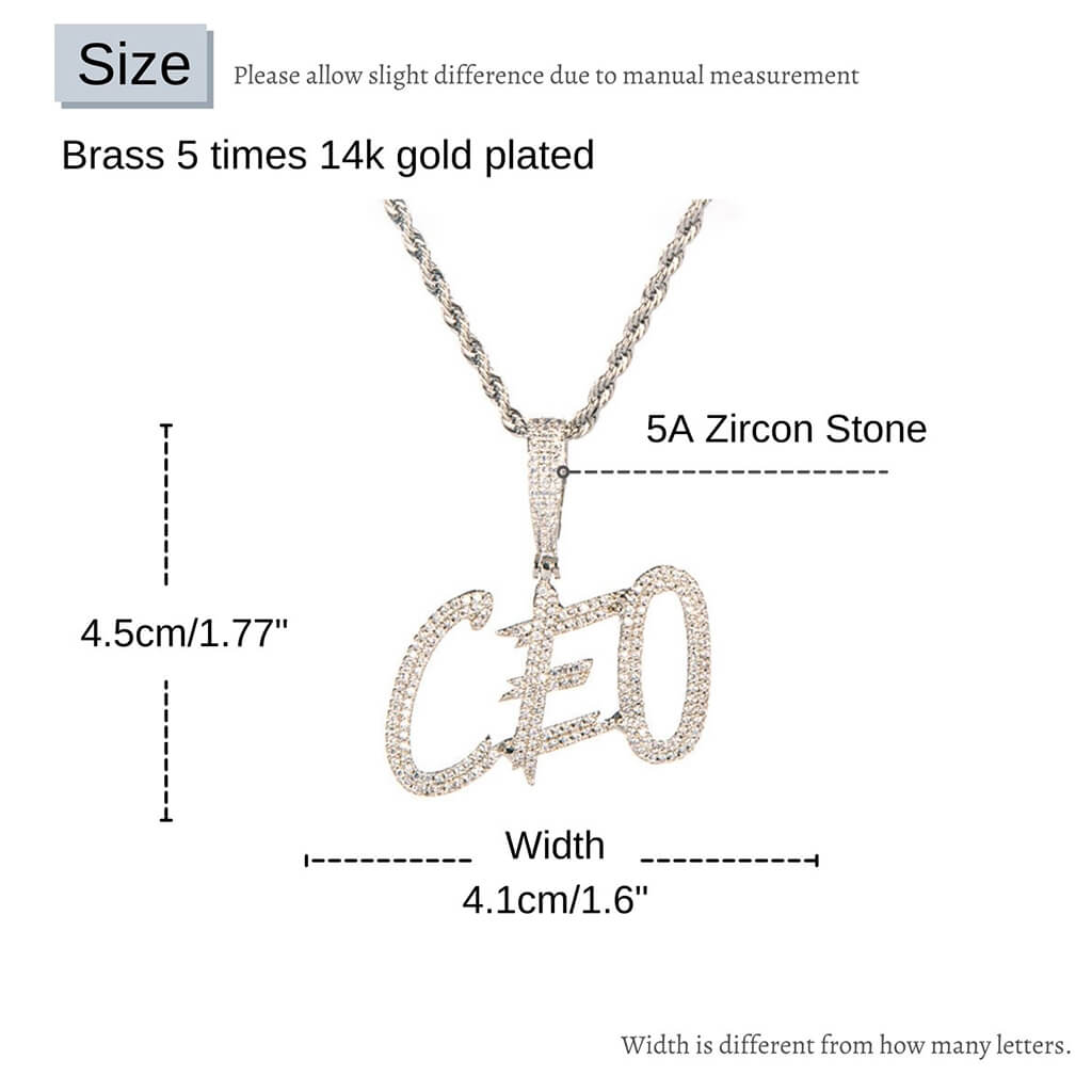 The Newest Custom Name Letters Pendant