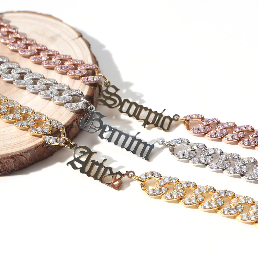 Zodiac Cuban Bracelet/Anklet