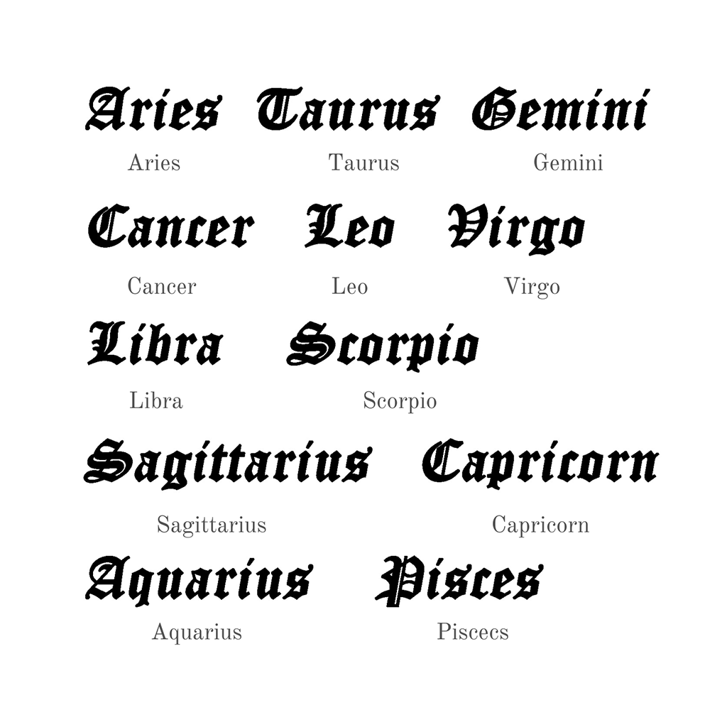 Zodiac Cuban Bracelet/Anklet