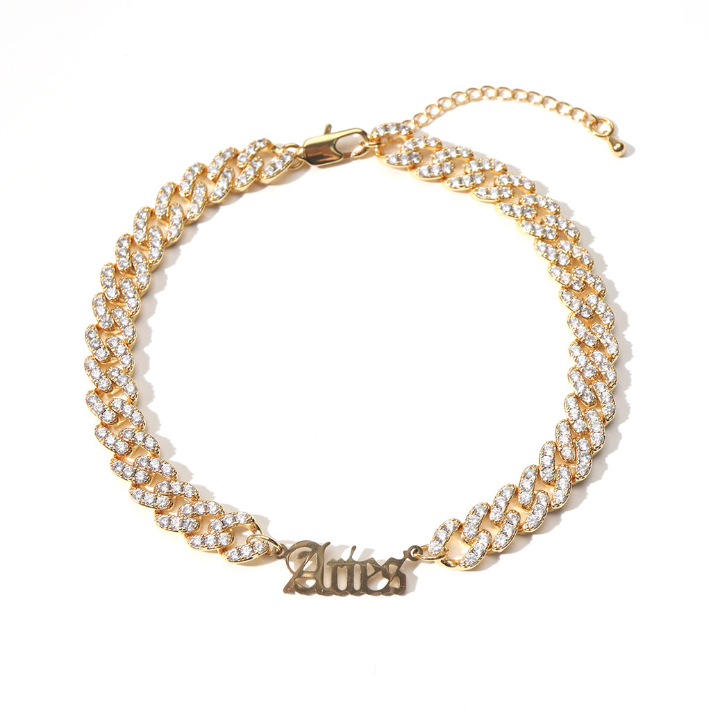Zodiac Cuban Bracelet/Anklet