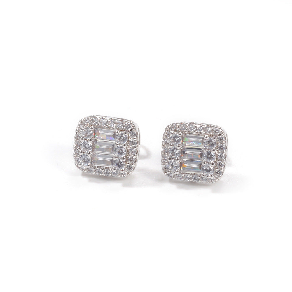 Baguette Stud Earrings