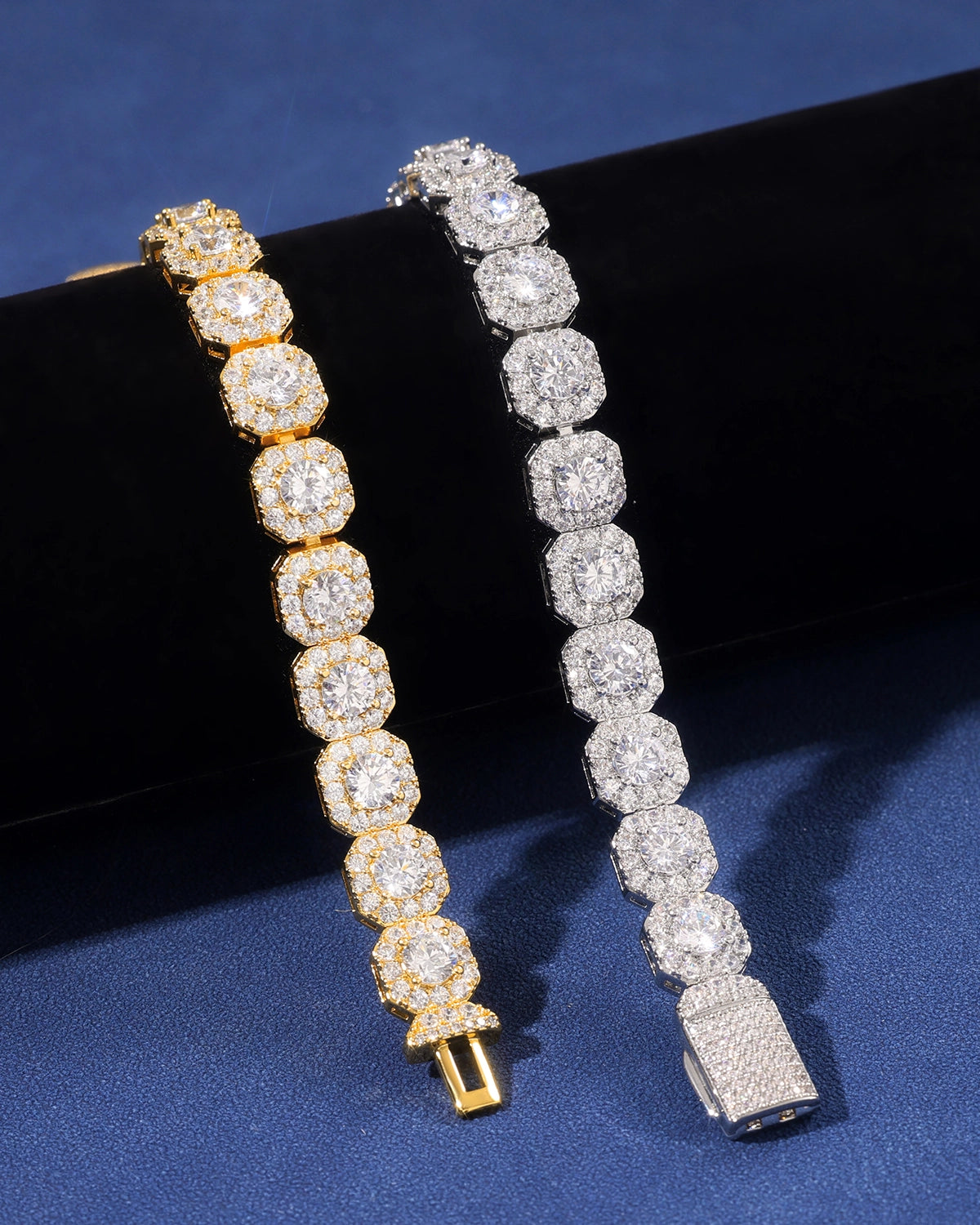 Clustered Tennis Bracelet