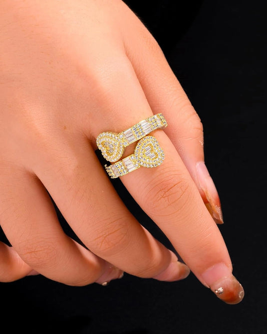 Double Heart Ring