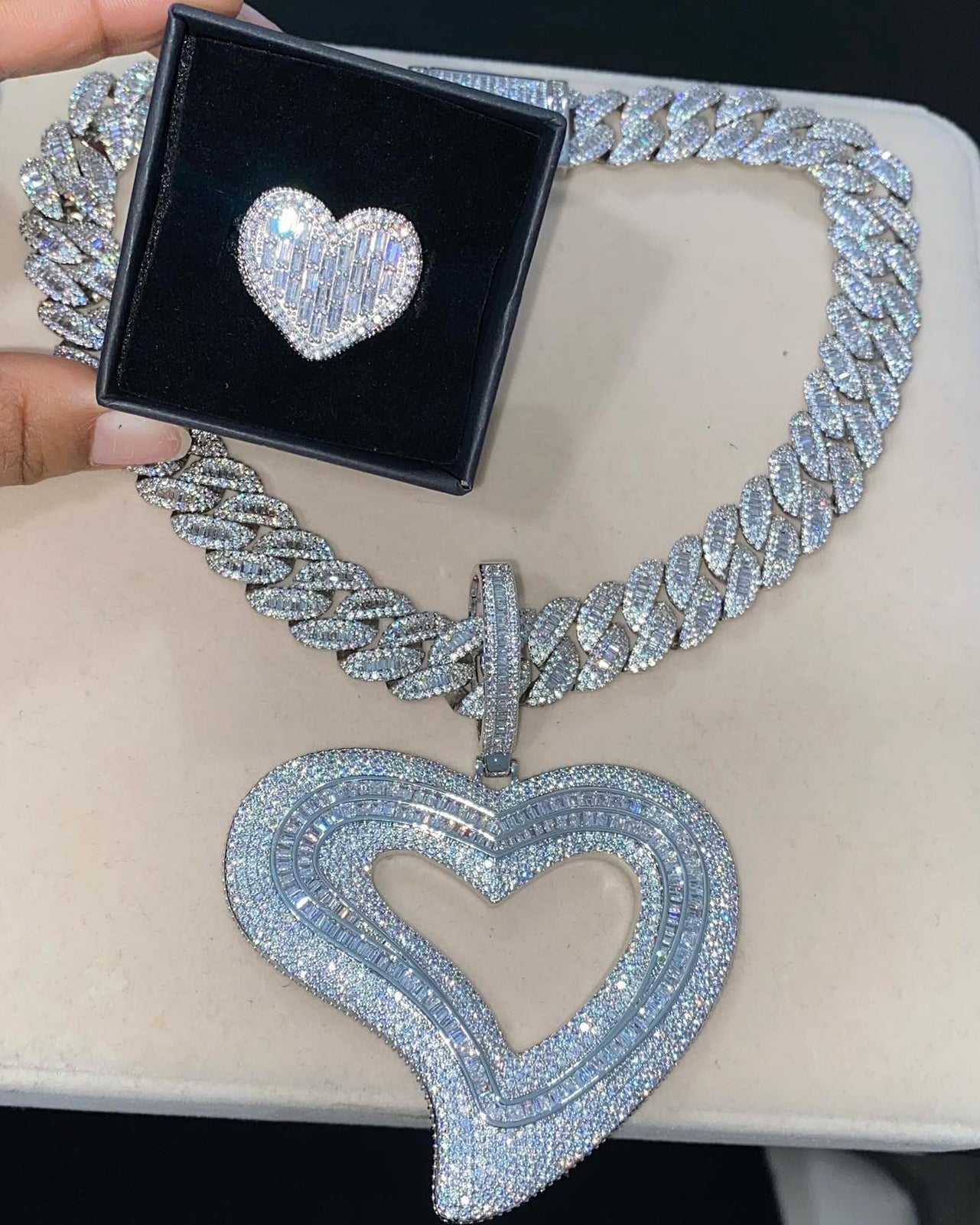 Icy Heart Pendant