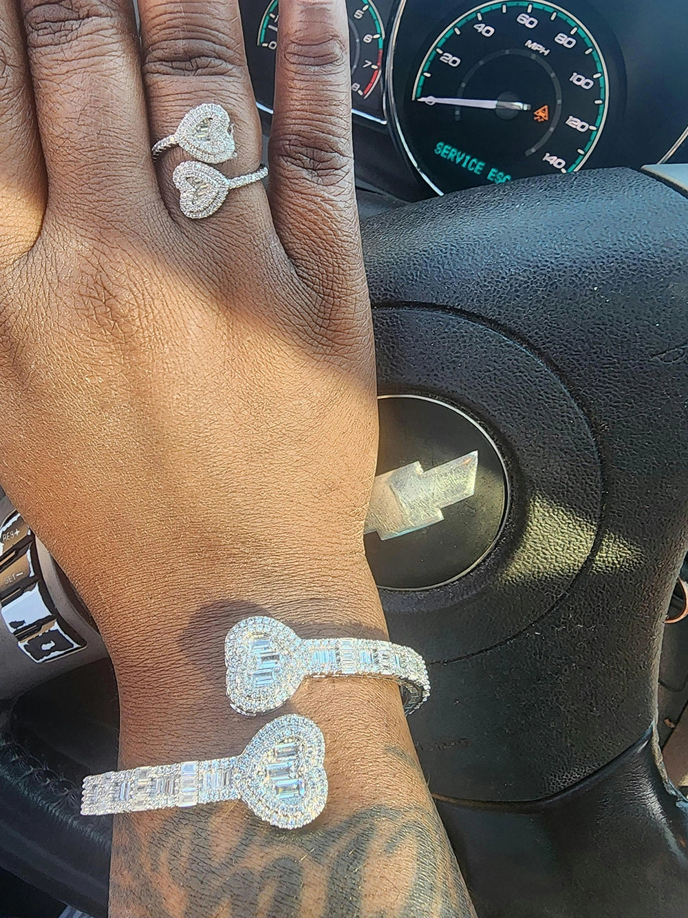 Lovely Heart Bangle