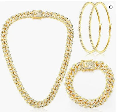 MABEL SET – 3PC Necklace & Bracelet Combo