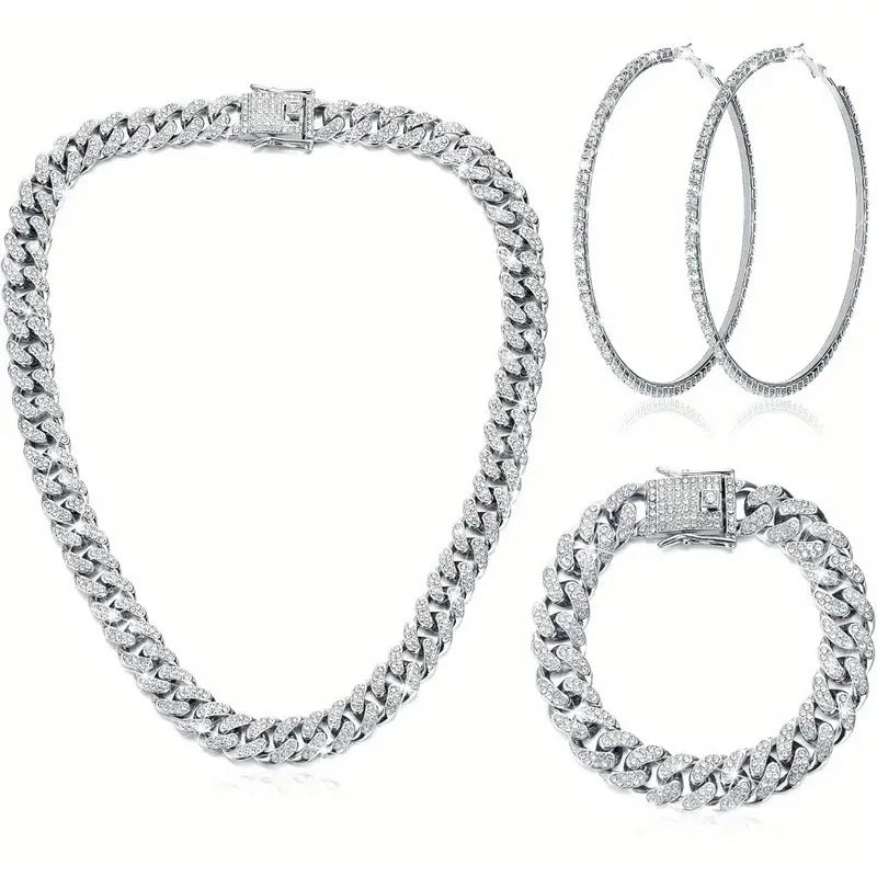 MABEL SET – 3PC Necklace & Bracelet Combo