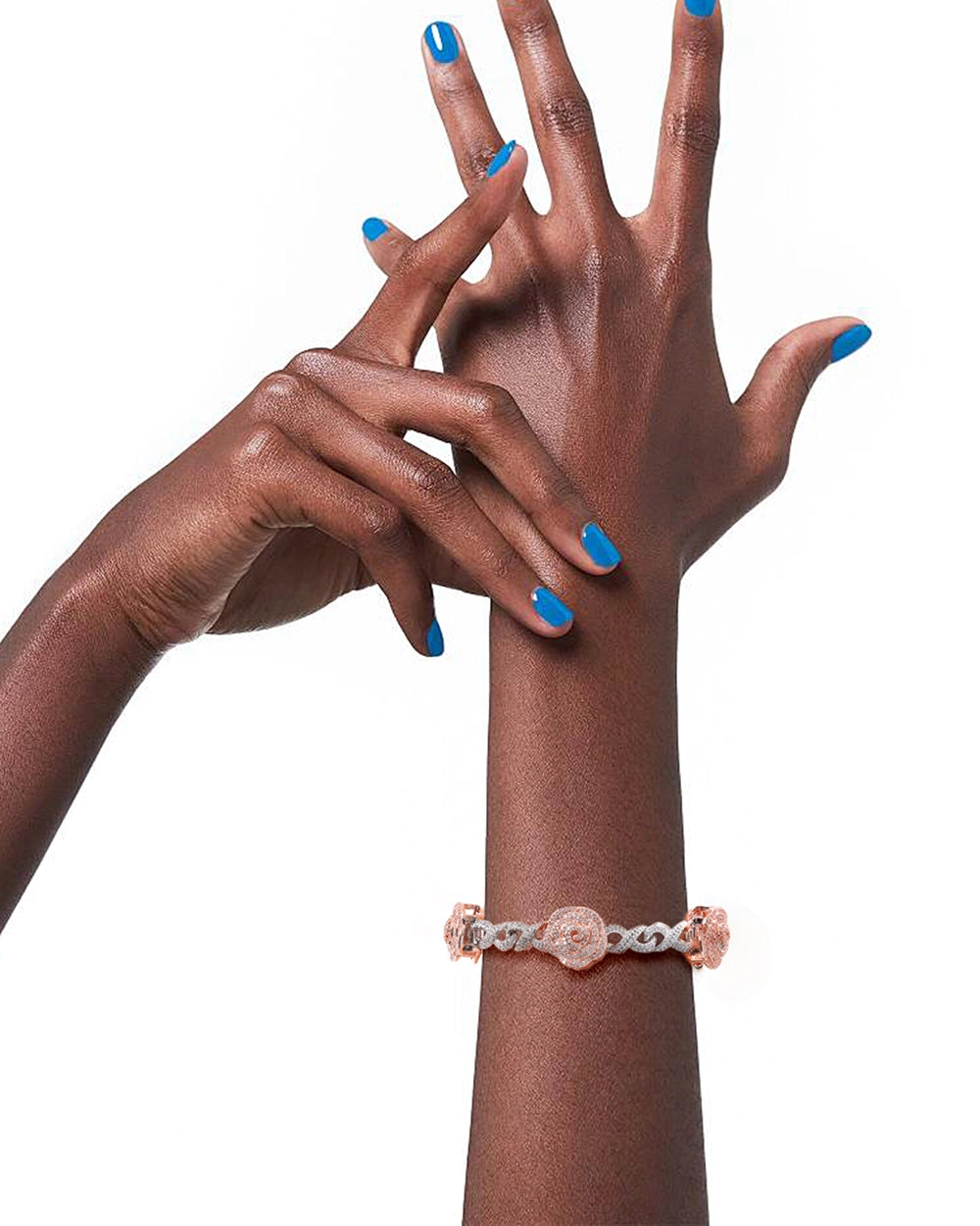 Rose Infinity Bracelet
