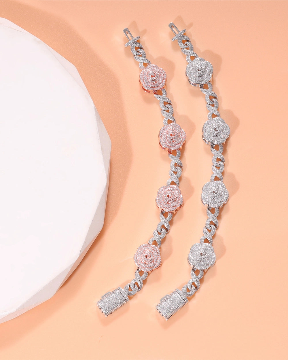 Rose Infinity Bracelet