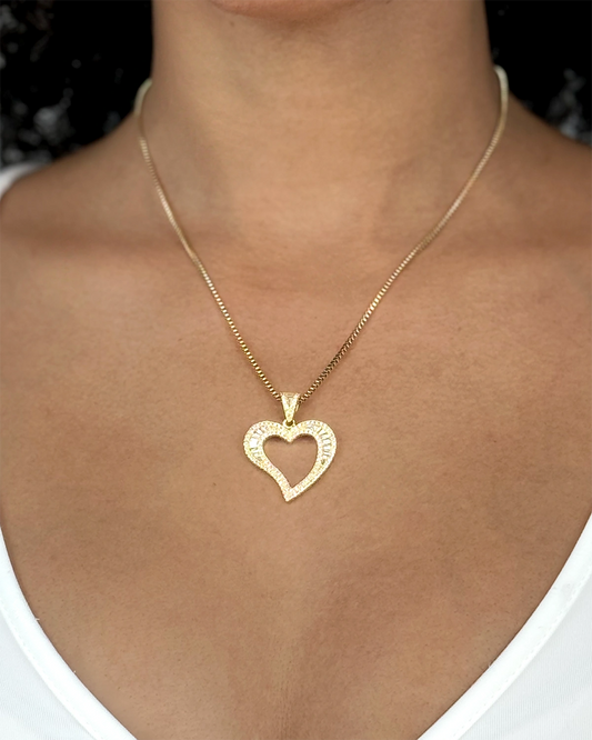 Wavy Heart Pendant